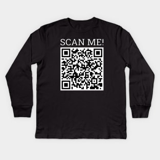 QR Code We've Been Trying To Reach You About Your Car's Extended Warranty Kids Long Sleeve T-Shirt